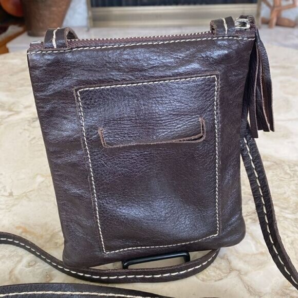 Roots Leather Mini Crossbody Festival Bag - Picture 2 of 12